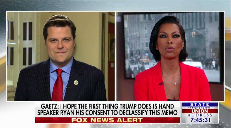 Gaetz: Trump should release FISA memo at SOTU.