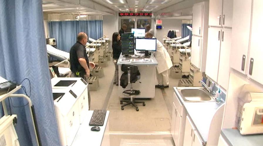 Atlanta hospital opens mobile unit to handle flu patients