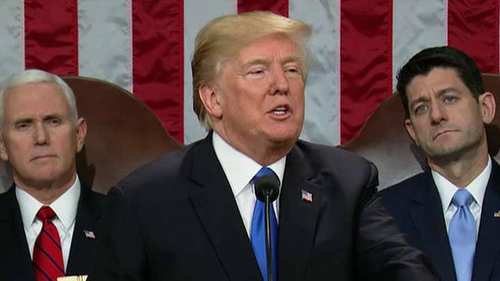 Trump delivers his first State of the Union address