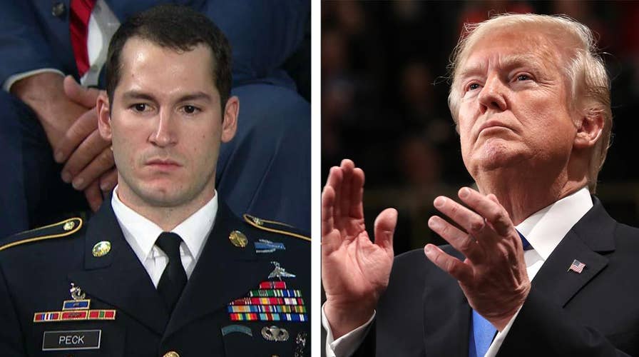 President Trump praises Iraq War hero at SOTU