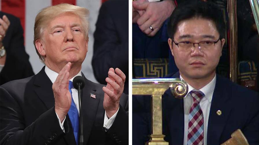 Trump praises North Korean defector in State of the Union