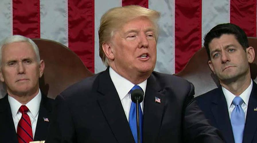 Trump delivers his first State of the Union address