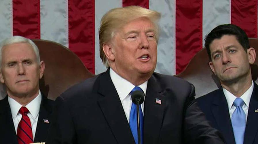 Trump delivers his first State of the Union address