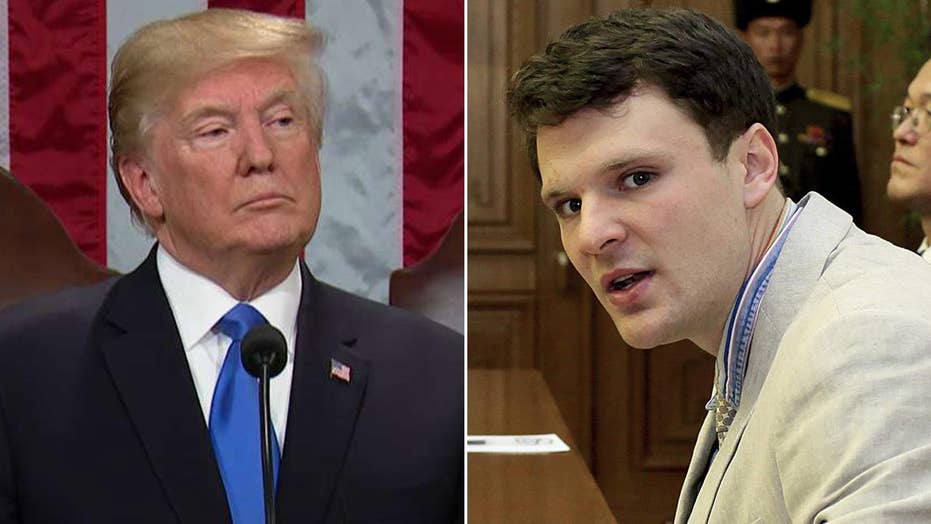 Otto Warmbier's parents recognized at State of the Union