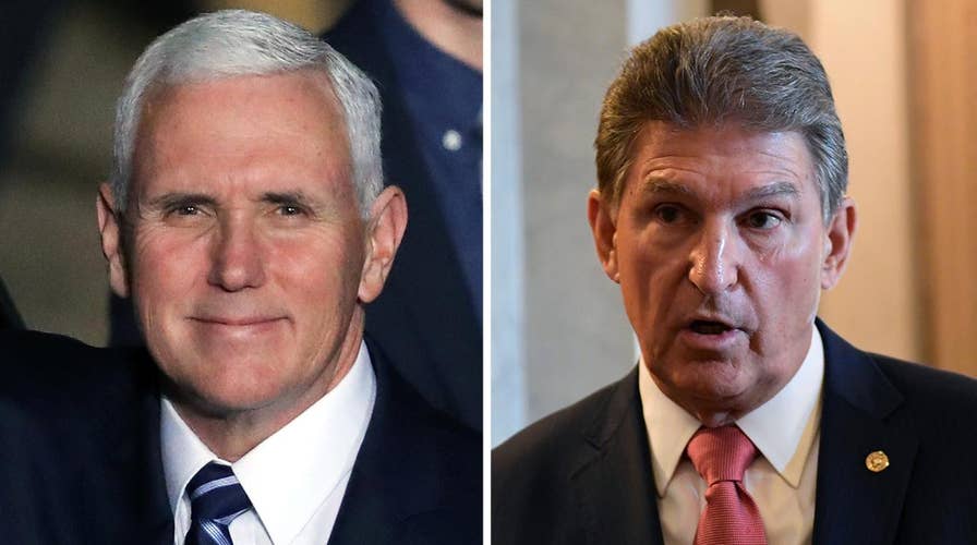 Pence, Manchin square off in Twitter battle over tax vote