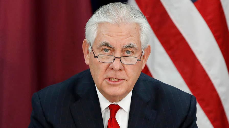 Secretary of State Tillerson marks one year on the job