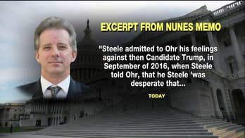 FISA memo: Steele fired as an FBI source for breaking 'cardinal rule' --leaking to the media