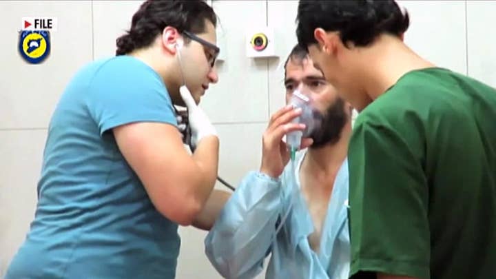 11 Syrians being treated for alleged chlorine gas poisoning