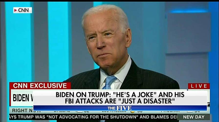 Biden Rips Trump as a Joke