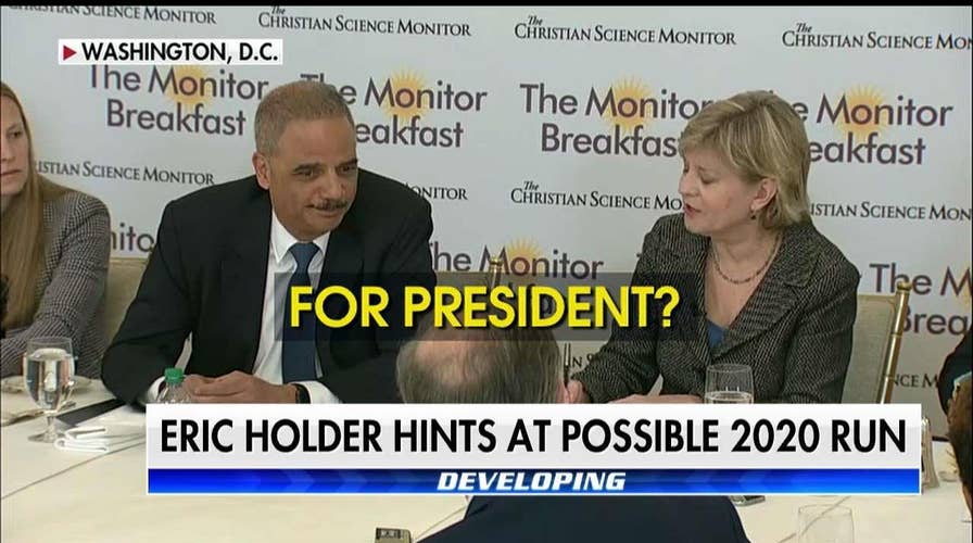 Eric Holder on Possible 2020 Run
