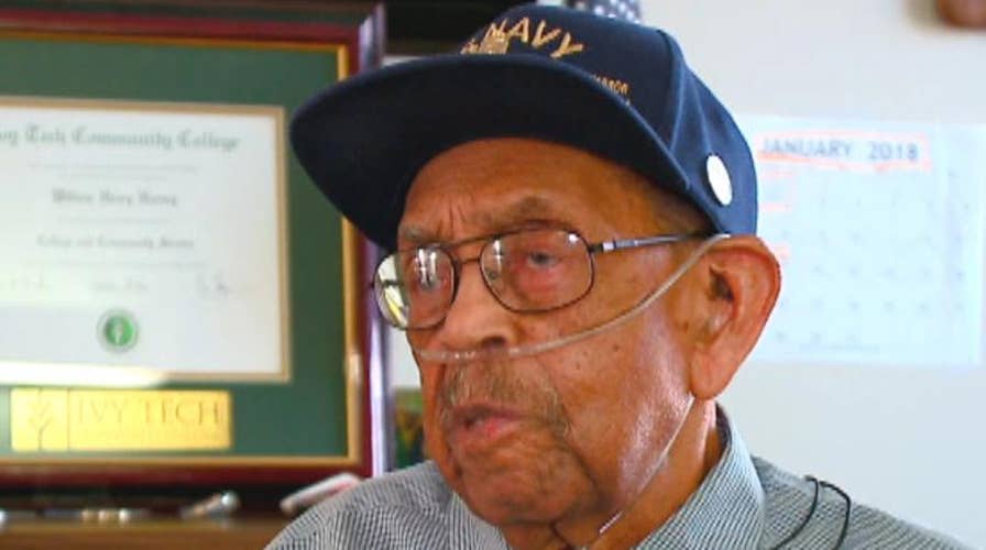 WWII veteran awarded honorary degree