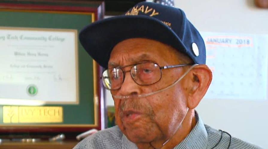 WWII veteran awarded honorary degree