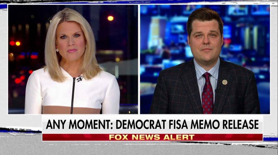 Rep. Gaetz: Republicans 'Fighting for Transparency' on Memos, FISA Surveillance