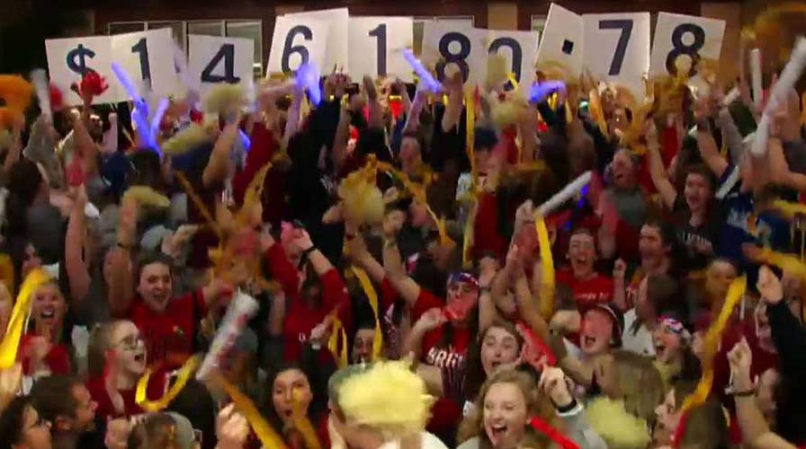 Students stay up until dawn to support kids battling cancer