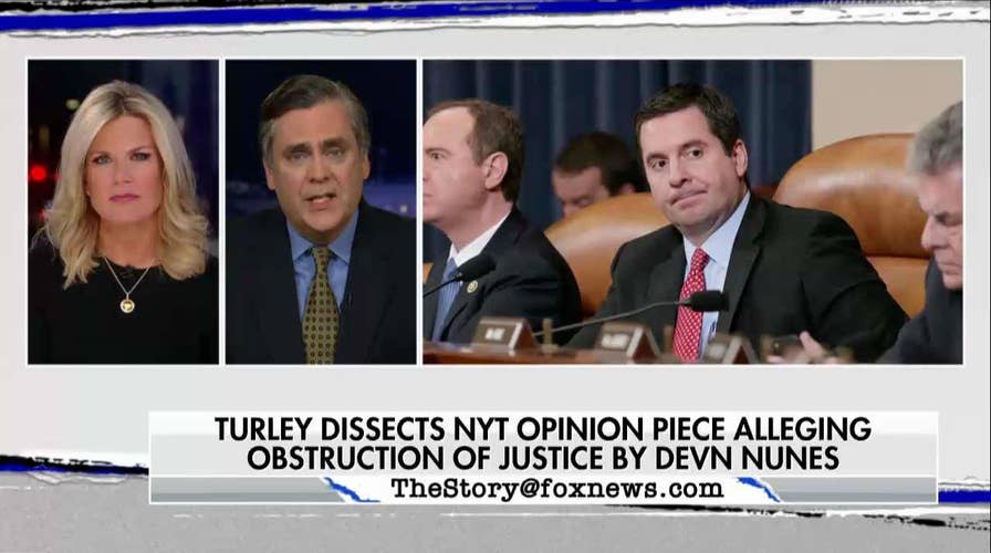 Turley on Devin Nunes Possible Obstruction