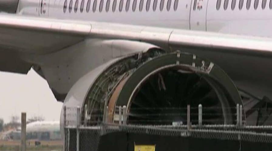 Engine cover falls off United Airlines plane mid-flight