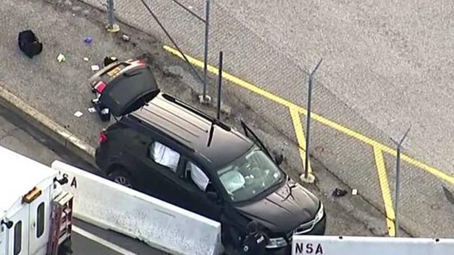 At least 3 people have been shot at the entrance of the NSA headquarters.