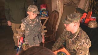 California soldiers surprise autistic boy for his birthday - Fox News