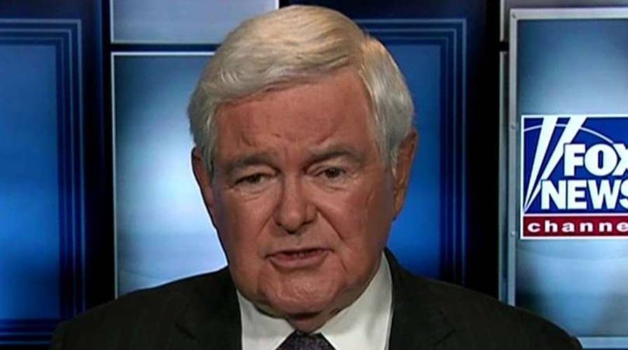 Gingrich on Russian indictments, gun control debate, Romney