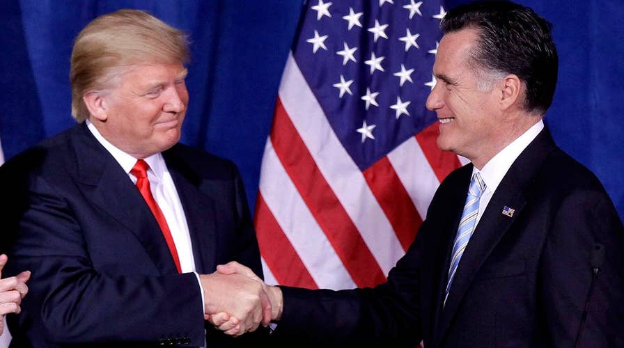 Trump tweets support of Romney for Utah Senate seat