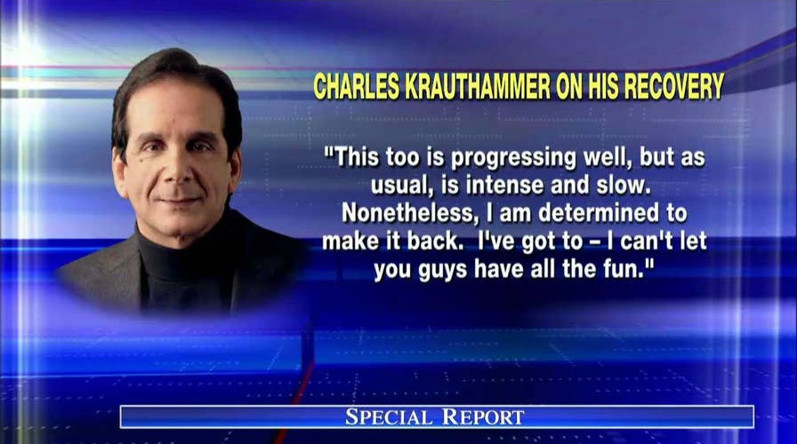 Charles Krauthammer Update on Health, Progress