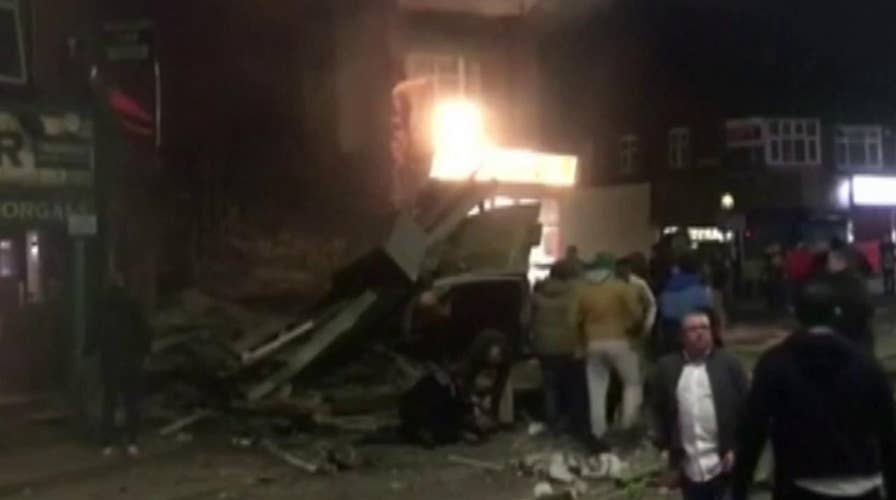 Police respond to reports of an explosion in England