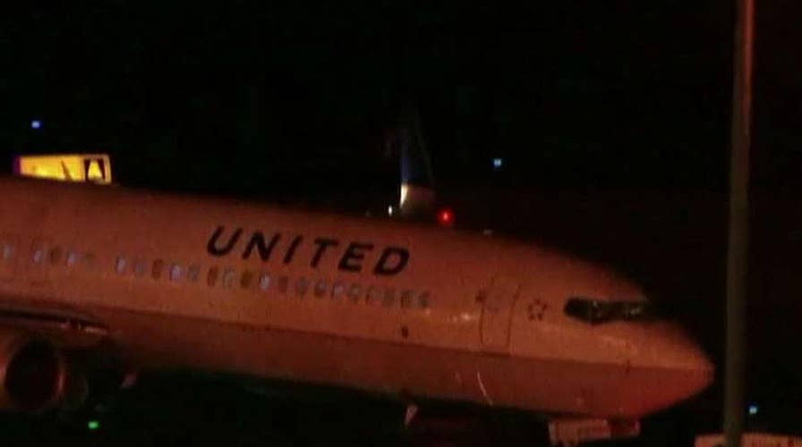 United Airlines flight lands safely after takeoff mishap