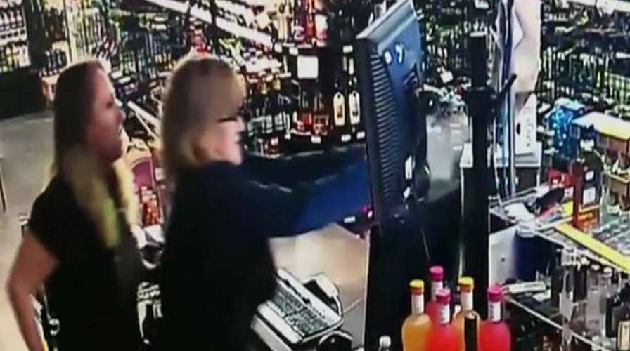 Mother and daughter take on an armed suspect