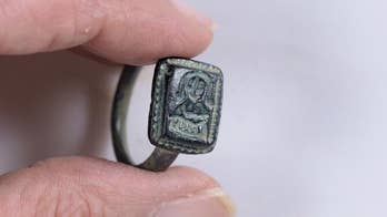 Israeli gardener discovers remarkable 700-year-old 'Santa Claus' ring