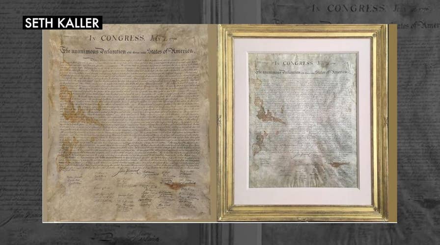Rare Declaration of Independence copy found