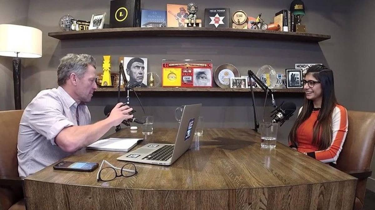 Miya Khalif Sex Videos - Lance Armstrong interviews Mia Khalifa, who says she quit porn due to ISIS  threats | Fox News