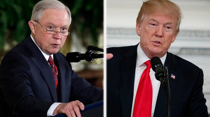 Attorney General Sessions responds to Trump criticism