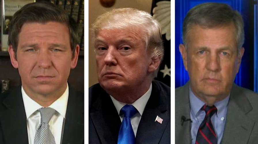 Rep. DeSantis and Brit Hume react to Trump's gun comments