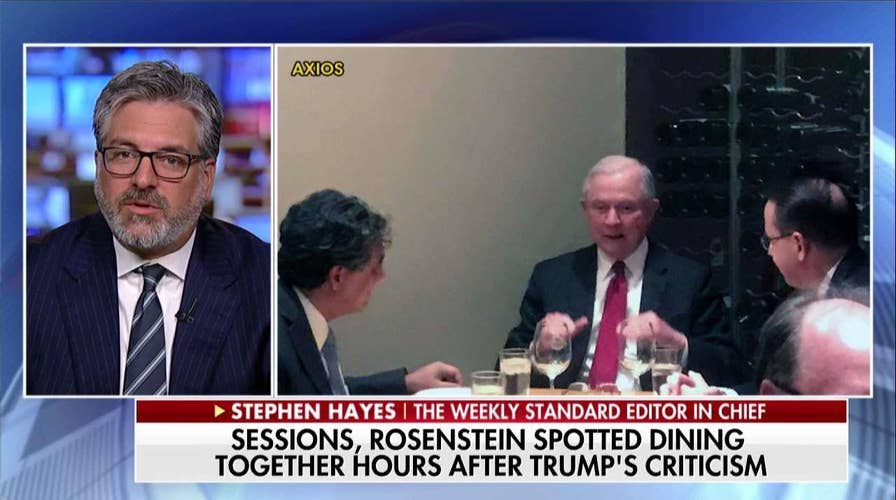 Hayes: Sessions 'Sent a Message' to Trump by Dining With Rosenstein