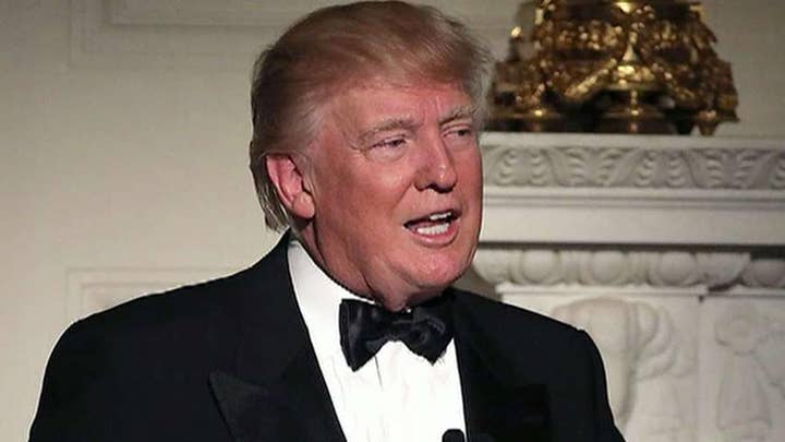 Trump takes jabs at his own White House at Gridiron Dinner