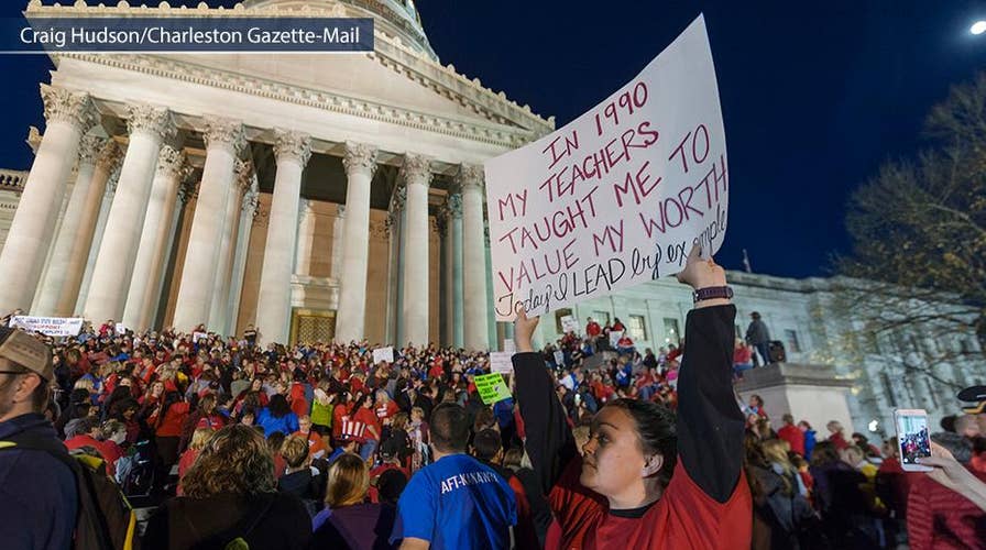 West Virginia teachers strike enters 8th day