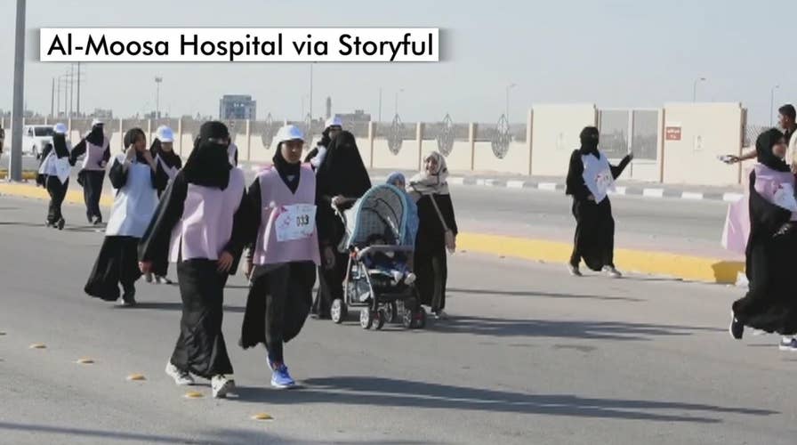 Saudi Arabia hosts its first race for women