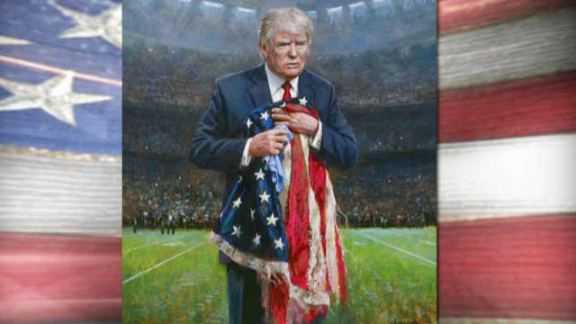 Painting tackles NFL protest controversy | On Air Videos | Fox News