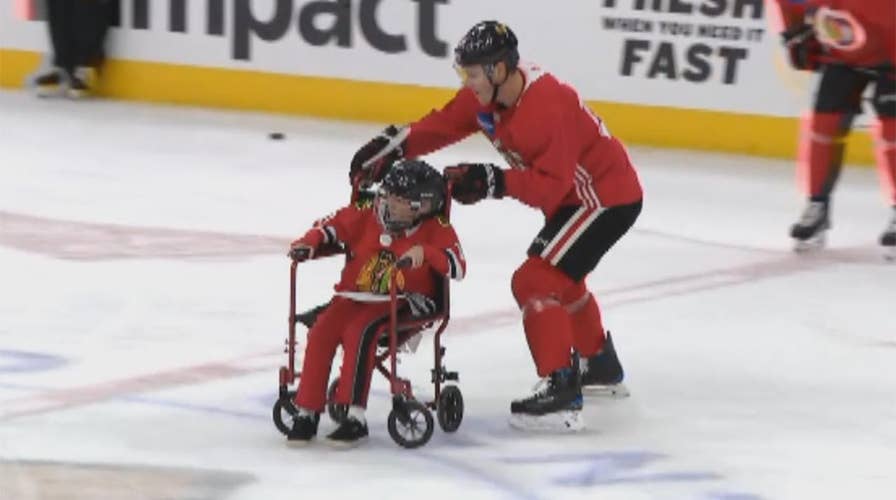 Chicago Blackhawks make 12-year-old boy's dream come true