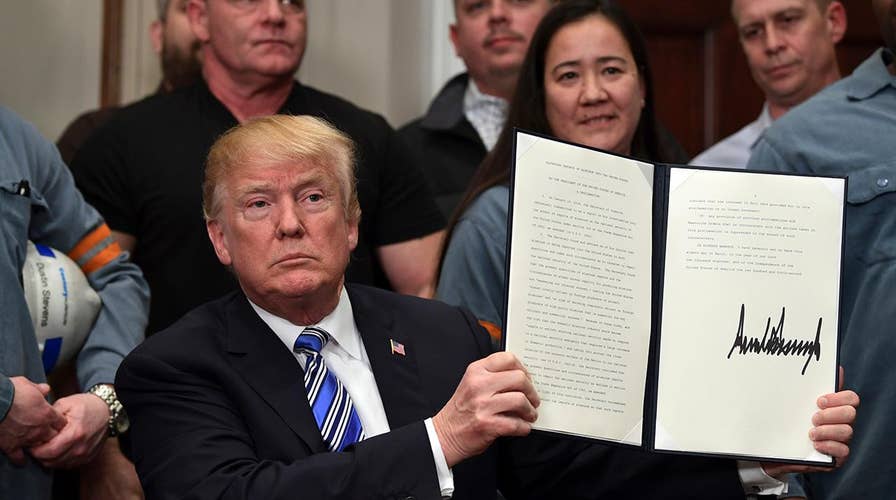 President Trump announces tariffs on foreign steel, aluminum