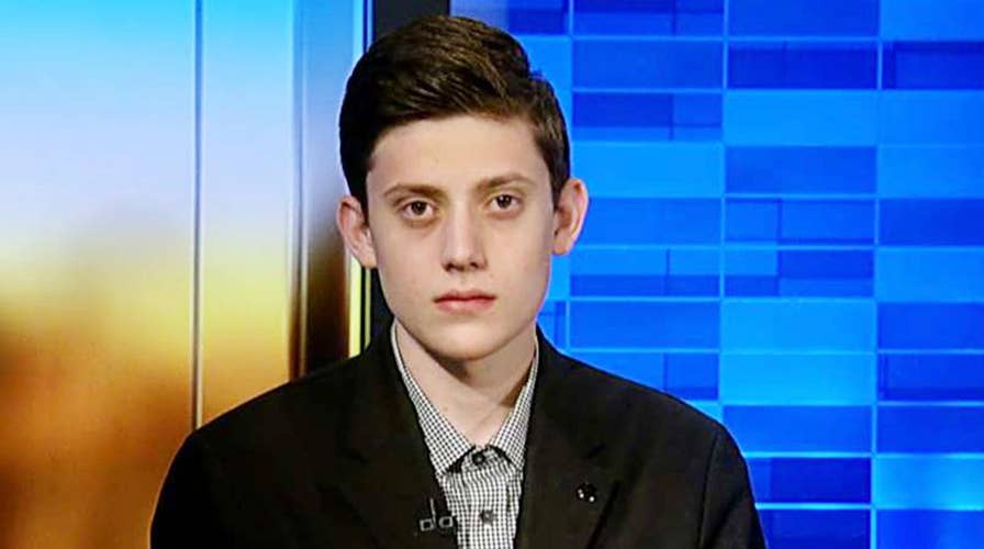 Kyle Kashuv has a positive message for the Trump White House