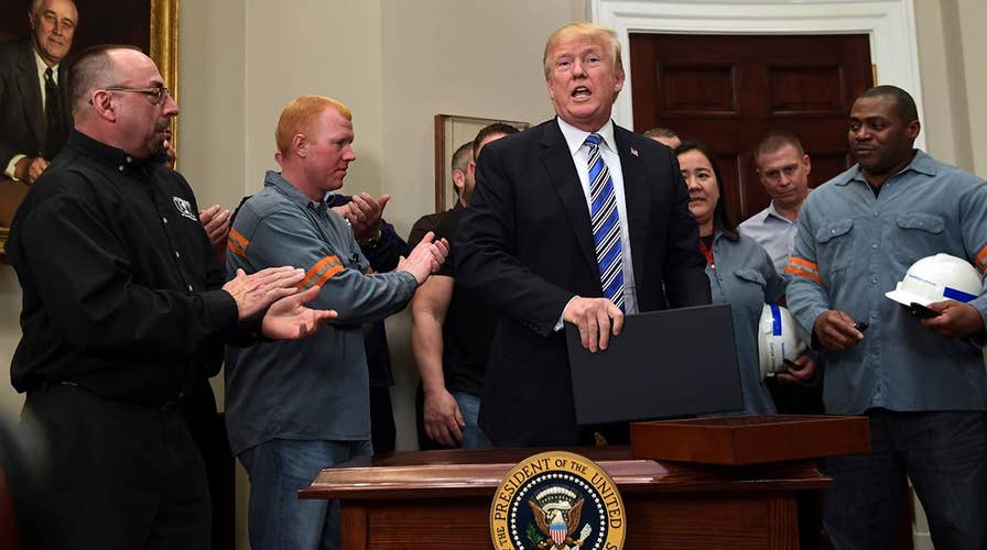 Big Labor praises President Trump for tariff decision