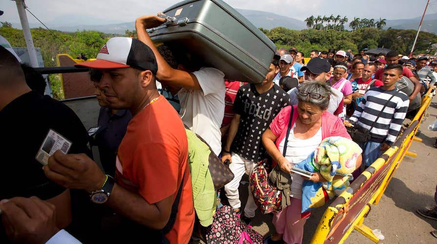 Desperate Venezuelans emigrating as country near collapse