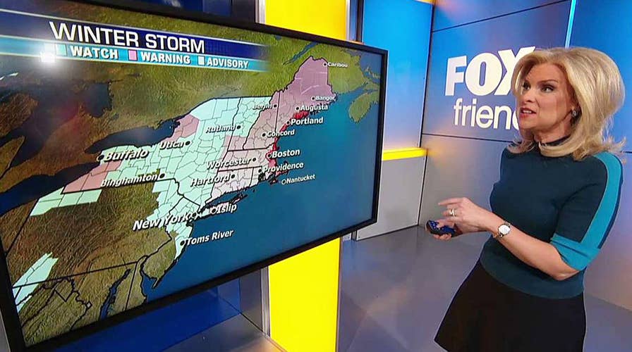 National forecast for Tuesday, March 13