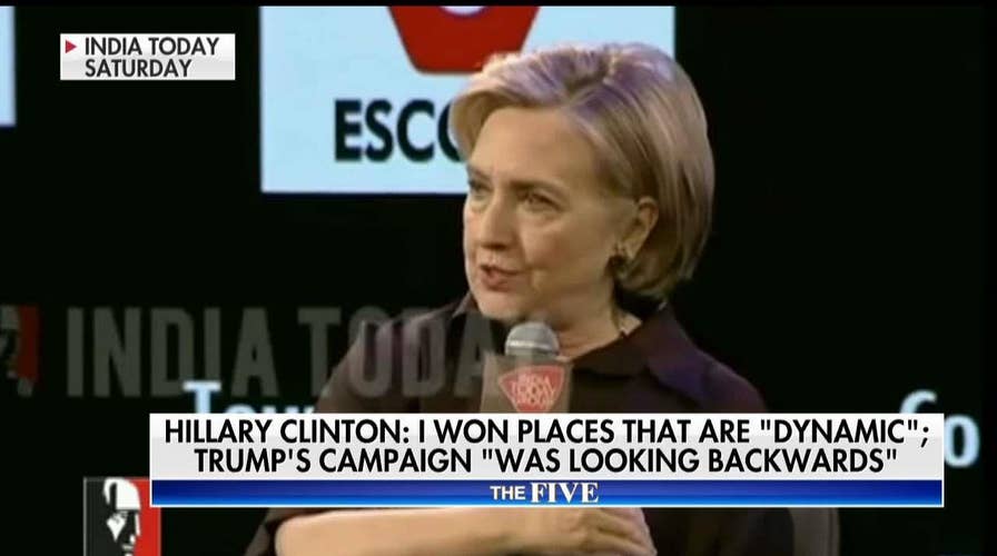 Gutfeld Rips Clinton India Speech