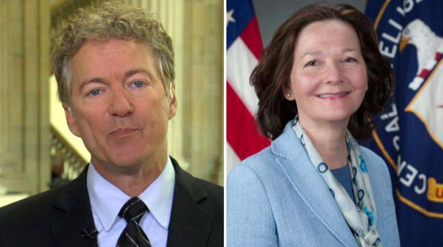 Sen. Paul says he will oppose Gina Haspel's nomination