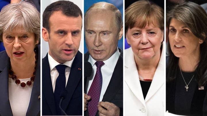 US, UK, French, German leaders blame Russia for poisoning