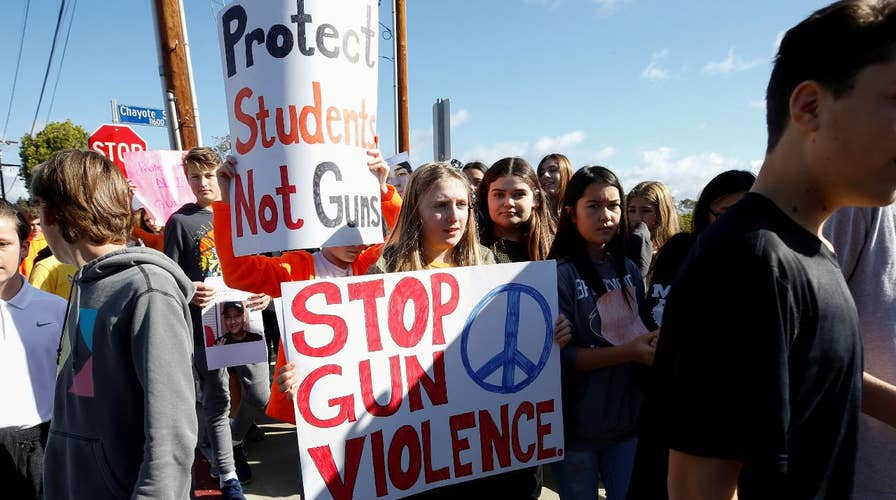 Students stage nationwide walkouts to protest gun violence