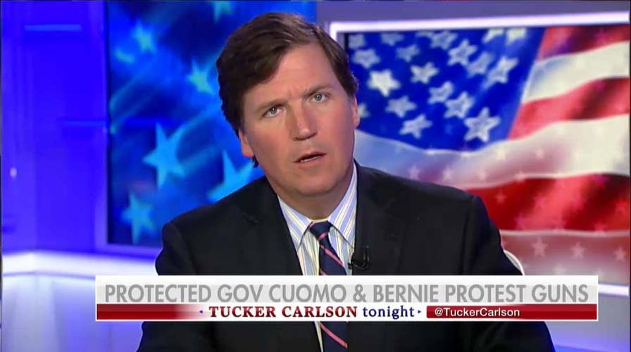 Tucker: Left-Wing Politicians Protest Guns... While Being Protected by Armed Bodyguards