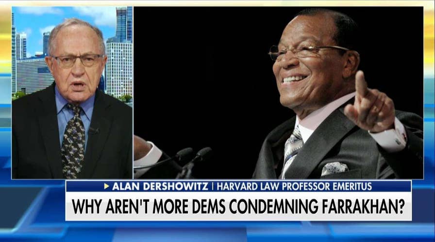 Alan Dershowitz: treat Farrakhan like David Duke and condemn him.